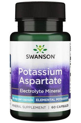 Swanson - Potassium Aspartate, 99mg - 60 caps - Nutri.se